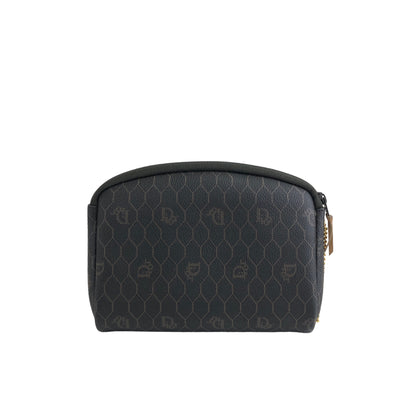 Christian Dior Honeycomb Pattern Chain Shoulder bag Black Vintage 8h5iza
