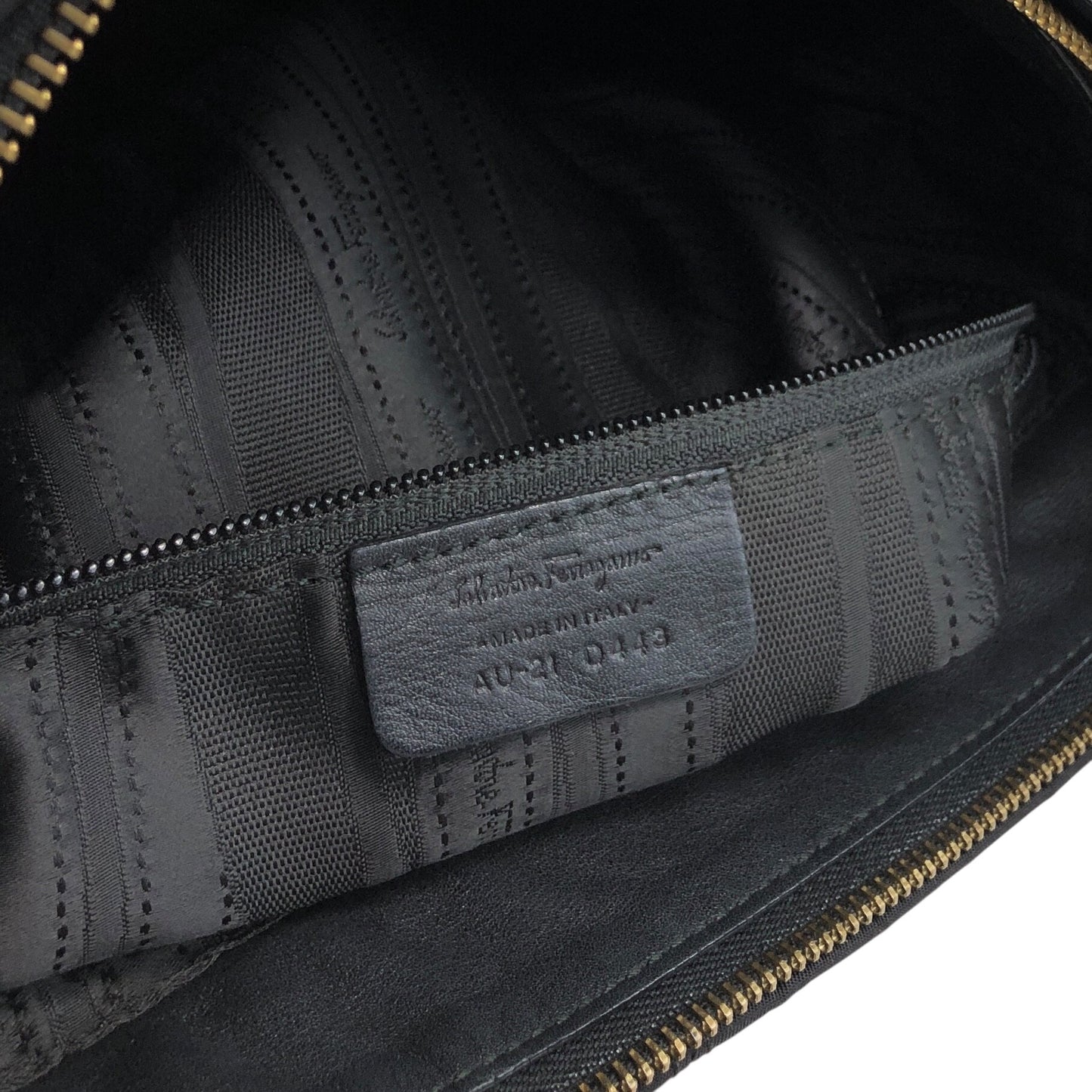 Salvatore Ferragamo Vala Shoulder bag Black Vintage phtug7