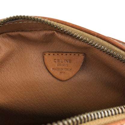 CELINE Macadam Blason Shoulder bag Brown Vintage 6vn8af
