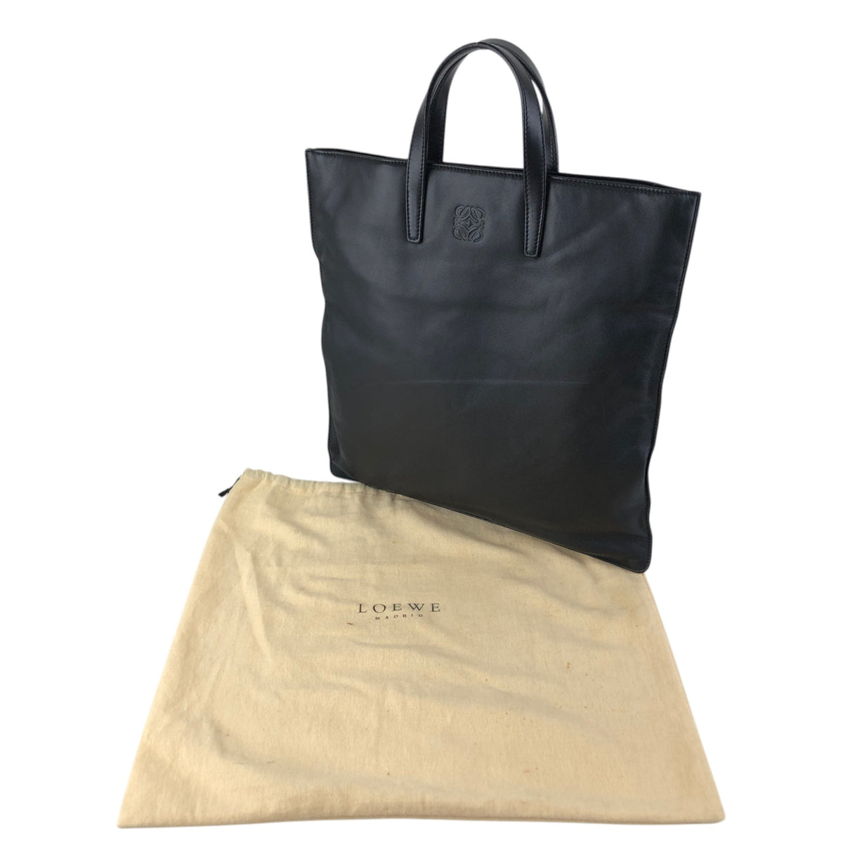 LOEWE Anagram Totebag Black Vintage zi47f6