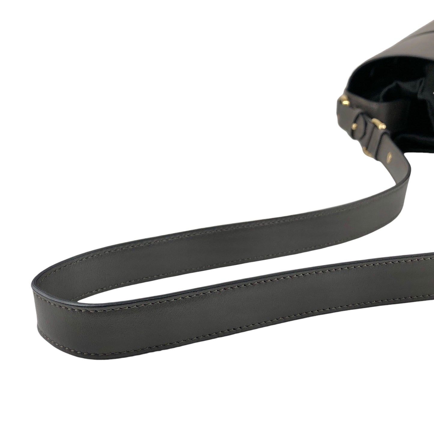 Salvatore Ferragamo Drawstring Shoulder bag Gray Vintage de3dye