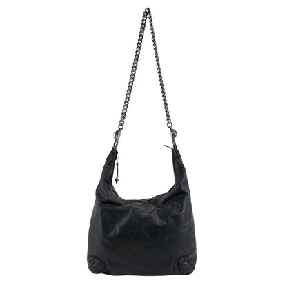 GUCCI Chain Shoulder bag Black 228560 Vintage hxuxav