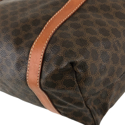 CELINE Macadam Blason Shoulder bag Totebag Brown Vintage u7fud7