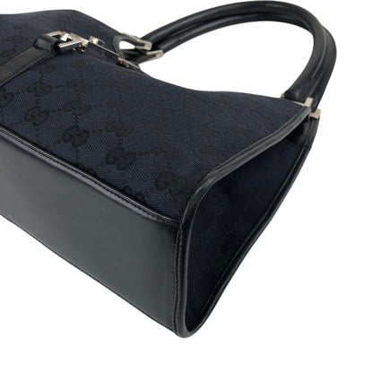 GUCCI Jackie Handbag Totebag Black Vintage xn56ma