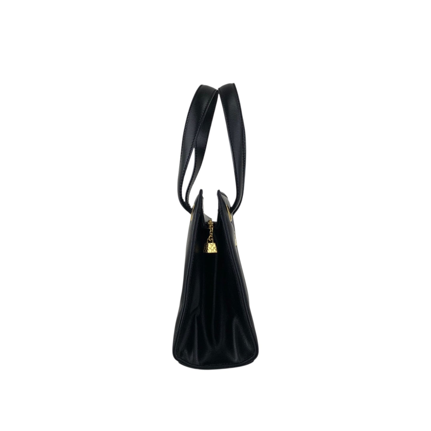 Christian Dior Logo Small Handbag Black Vintage f27cnx