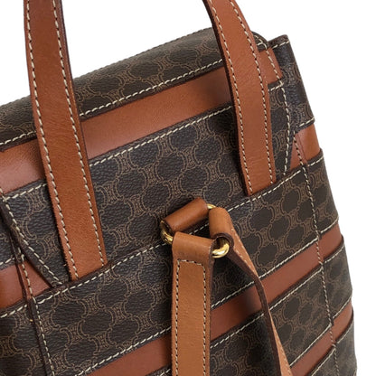 CELINE Macadam Backpack Brown Vintage nfrfxz