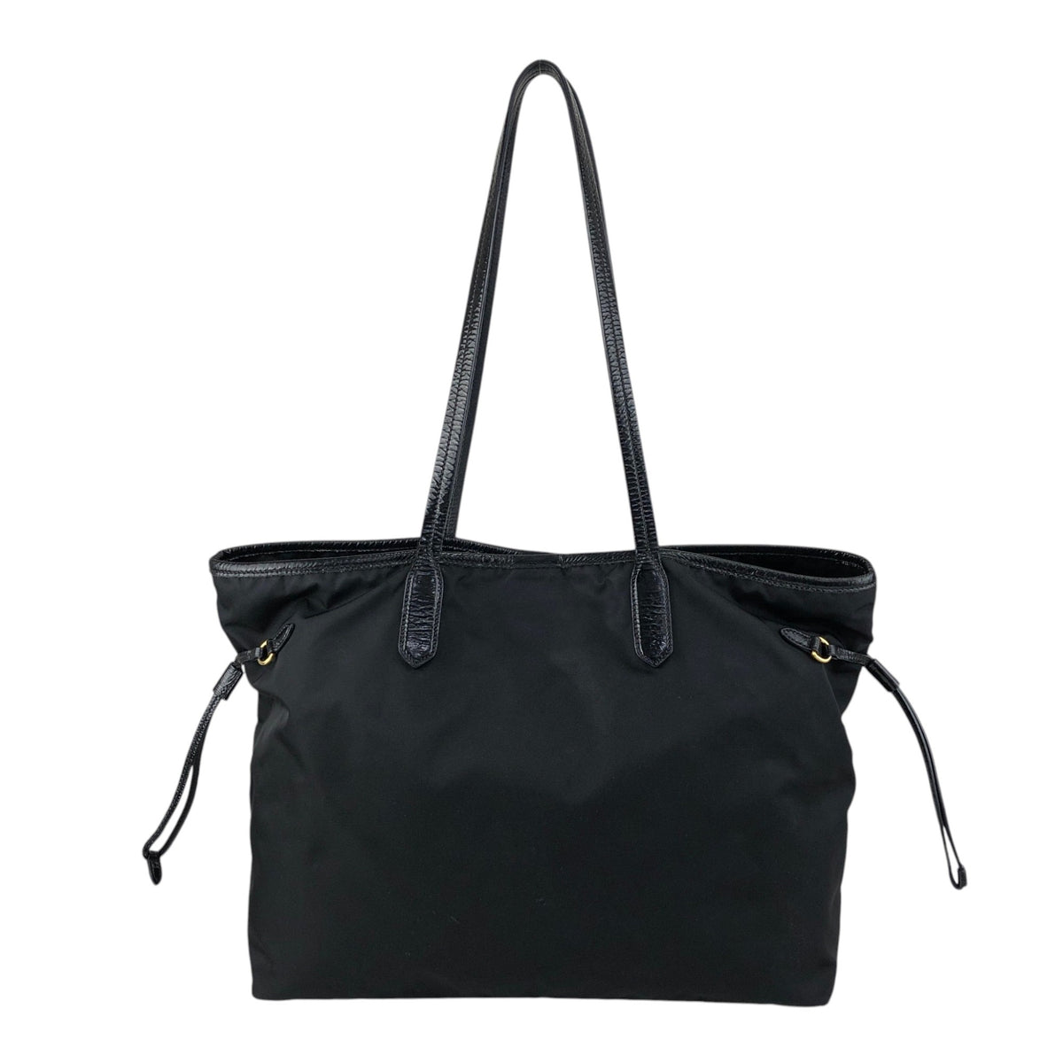 PRADA Logo Totebag Black Vintage 3h573h
