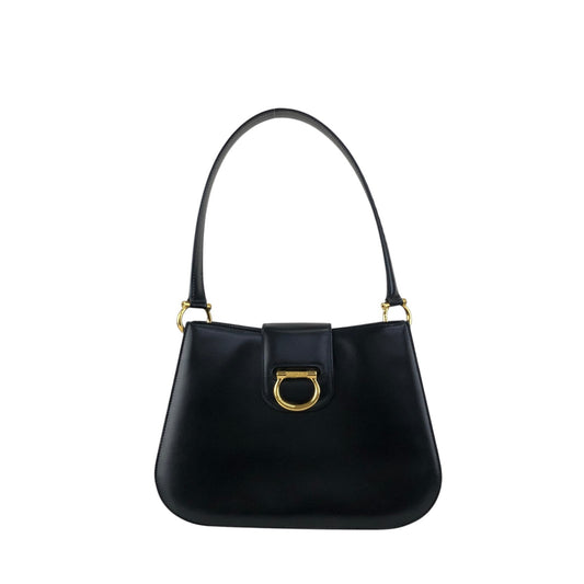 CELINE Horse Bit Shoulder bag Black Vintage snekiw