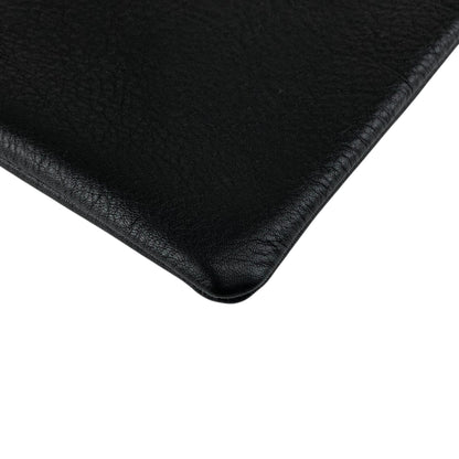 GUCCI Bamboo Logo Embossed Tassel Clutch bag Black Vintage 6de524