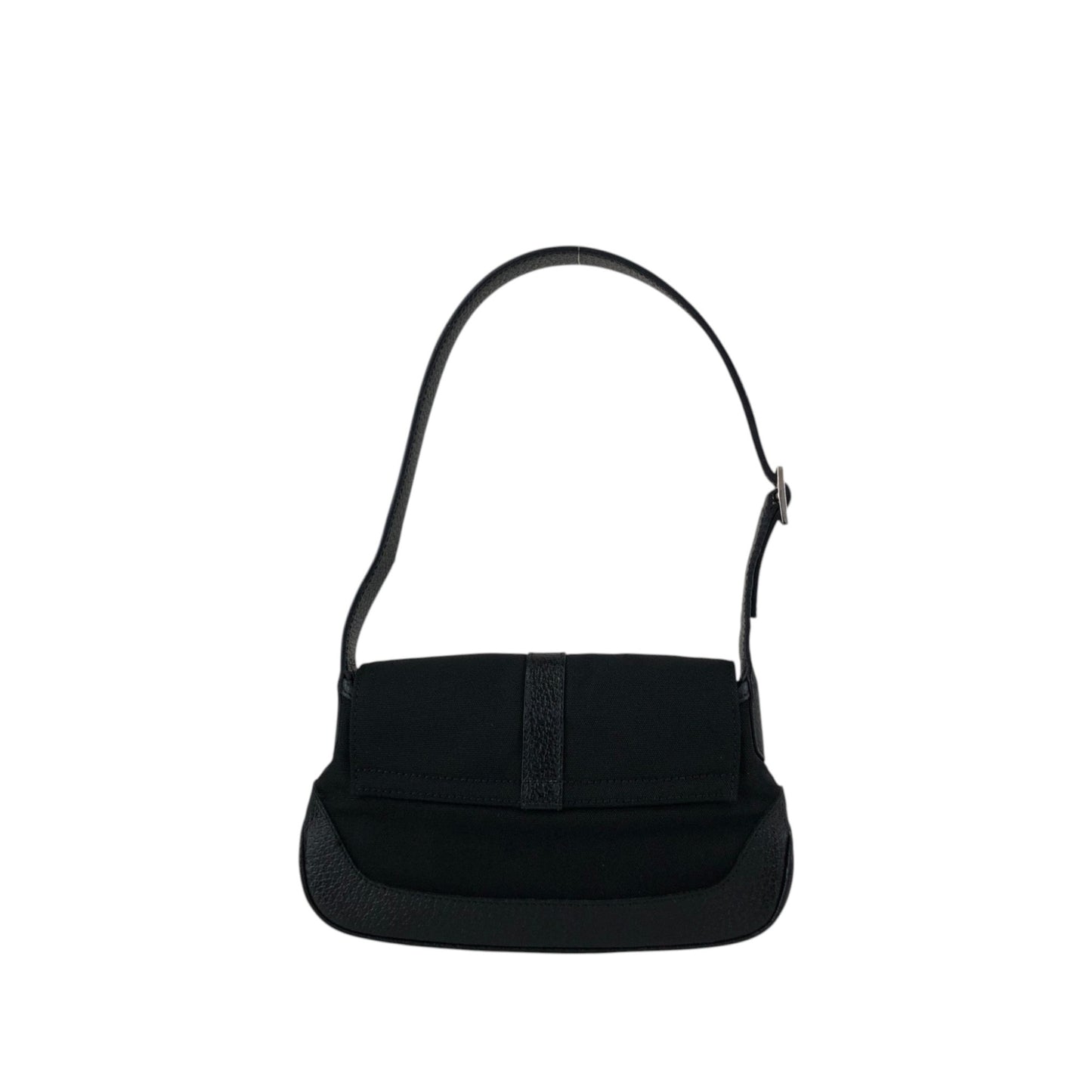 GUCCI Jackie Shoulder bag Black Vintage ja48kk