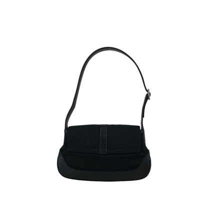 GUCCI Jackie Shoulder bag Black Vintage ja48kk