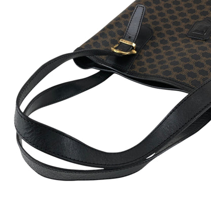 CELINE Macadam Blason Handbag Totebag Black Vintage yfc8n7
