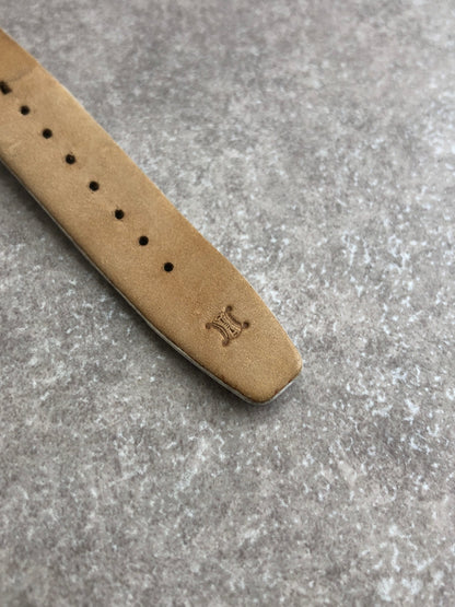 CELINE Quartz Watch White Vintage x4tfzi