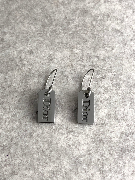 Christian Dior Pierced Silver Vintage f3yt47