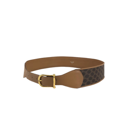 CELINE Macadam Belt Brown Vintage tzt2w3