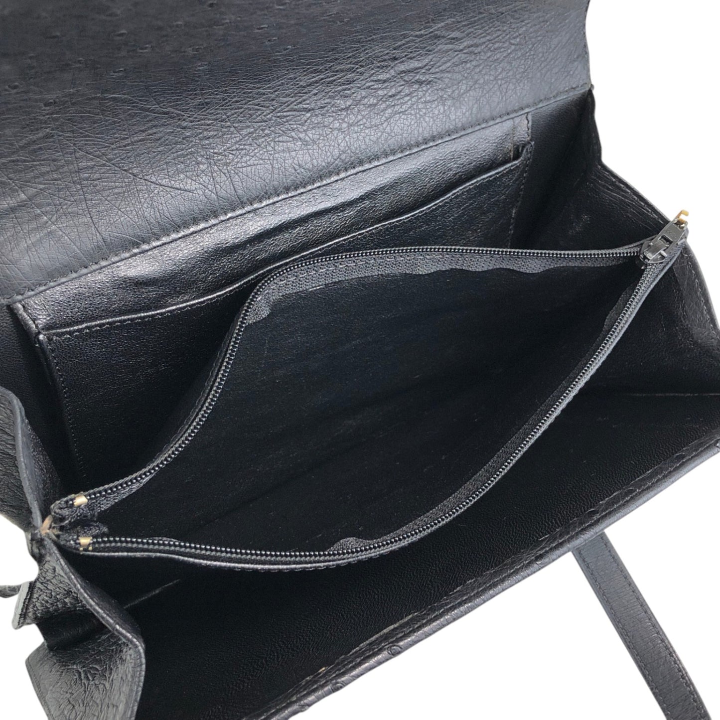 Christian Dior Handbag Black Vintage 4keybj