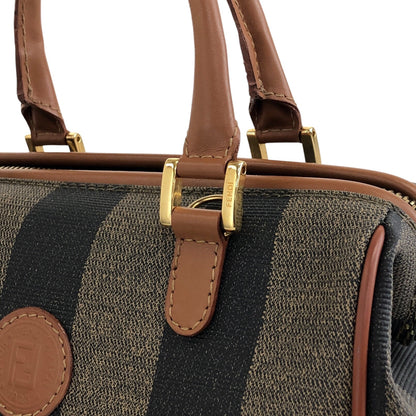 FENDI Pecan Two-way Small Boston bag Shoulder bag Brown Vintage bcu358