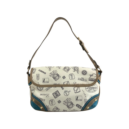 LOEWE Shoulder bag Beige Vintage k67gra