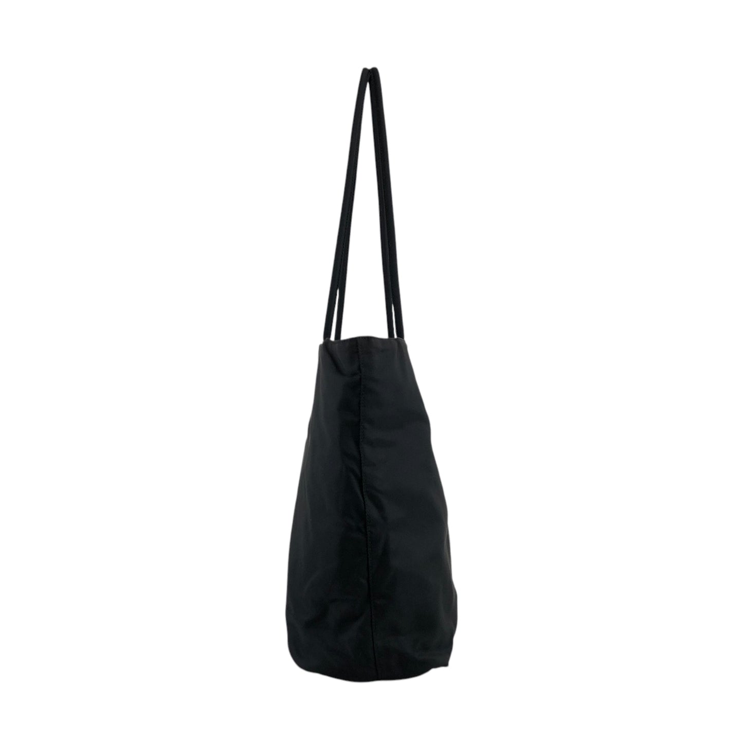 PRADA Triangle Logo Totebag Black Vintage v2r633