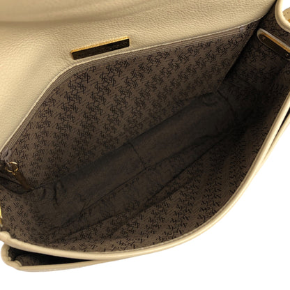 Yves Saint Laurent YSL 標誌單肩包白色復古 27p47c