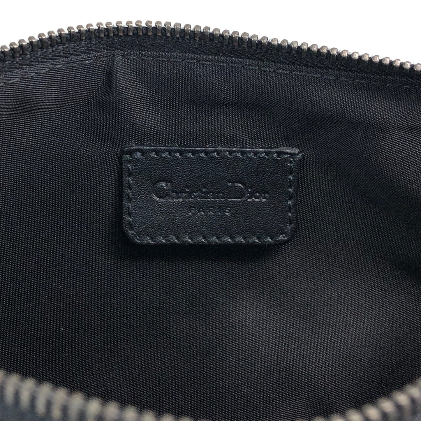 Christian Dior Trotter Shoulder bag Black Vintage rnufs3