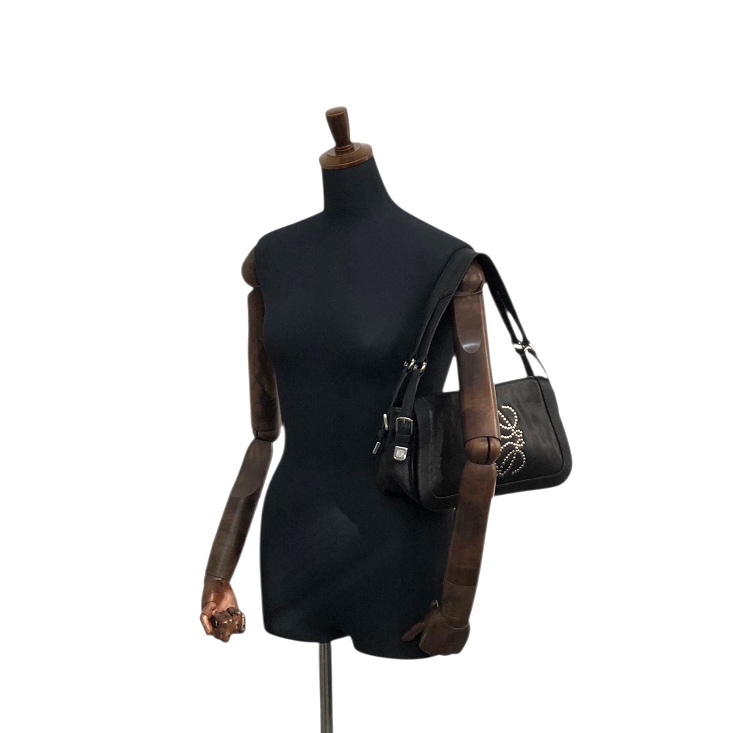 LOEWE Anagram Shoulder bag Black Vintage nw22j6