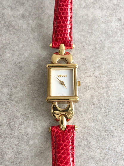 GUCCI Quartz Watch Gold 1800L Vintage c8zruy