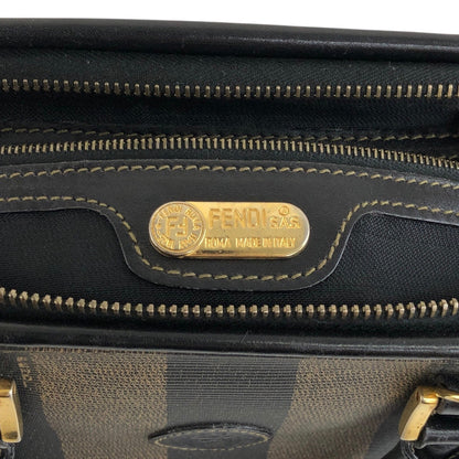 FENDI Pecan Two-way Handbag Shoulder bag Black Vintage tyz7ma