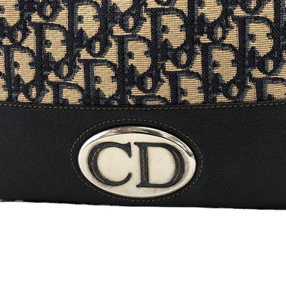 Christian Dior Trotter Shoulder bag Navy Vintage dabve4