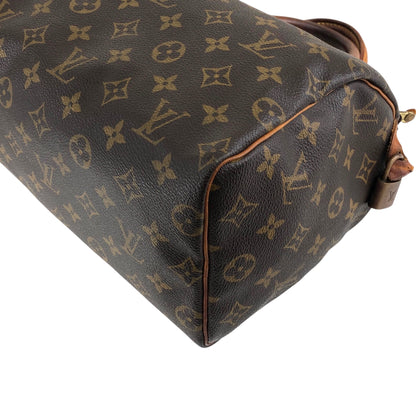 LOUIS VUITTON Monogram Small Boston bag Brown Vintage pg4nya
