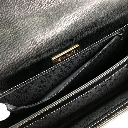 Yves Saint Laurent YSL Logo Shoulder bag Black Vintage wvtdki