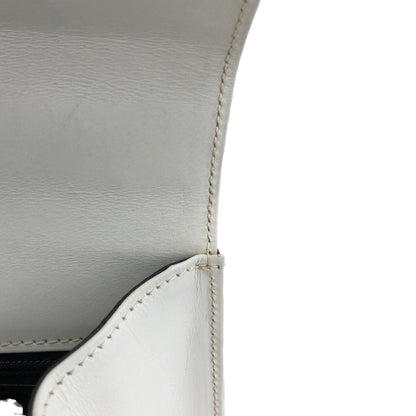 Salvatore Ferragamo Gancini Two-way Handbag Shoulder bag White Vintage wi32m8