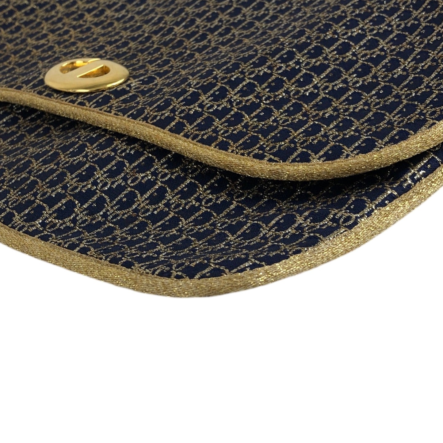 Christian Dior Trotter Chain Crossbody Navy Vintage gcy3i2