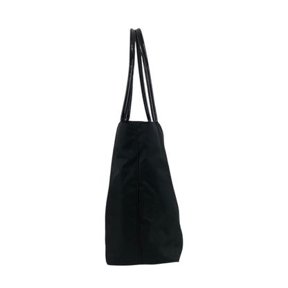 PRADA Tessuto Logo Handbag Black Vintage cmchvi