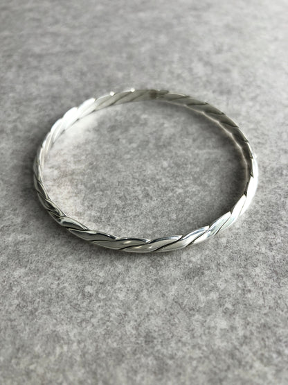 Tiffany & Co. SILVER925 Bangle Bracelet Silver Vintage fhwxv5