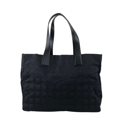 CHANEL New Travel Line Totebag Black Vintage tnjpfz