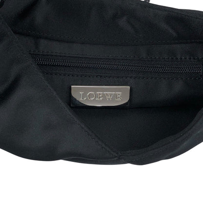 LOEWE Anagram Logo Small Handbag Black Vintage 3tugtm