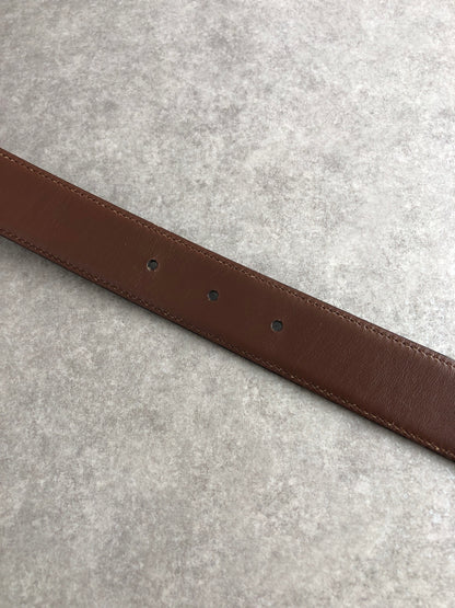 GUCCI GG Belt Black 036 1192 4964 Vintage u5arka
