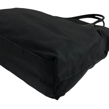 PRADA Triangle Logo Totebag Black Vintage z3ewpi