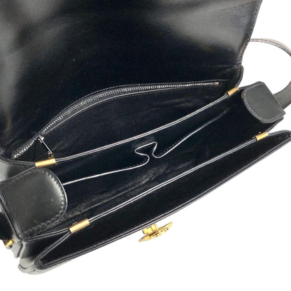 CELINE Blason Shoulder bag Black Vintage ad7eeu