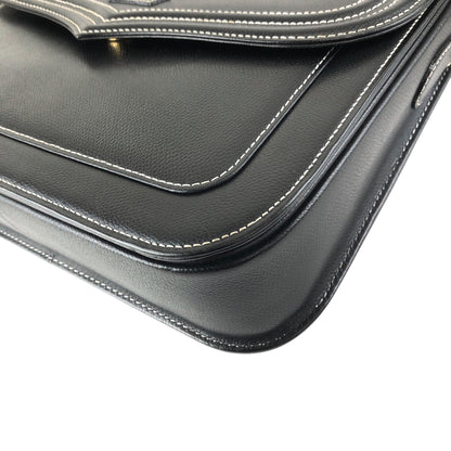 Yves Saint Laurent YSL Logo Shoulder bag Black Vintage wvtdki