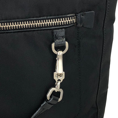 PRADA Triangle Logo Nylon Totebag Black Vintage k7hrm6