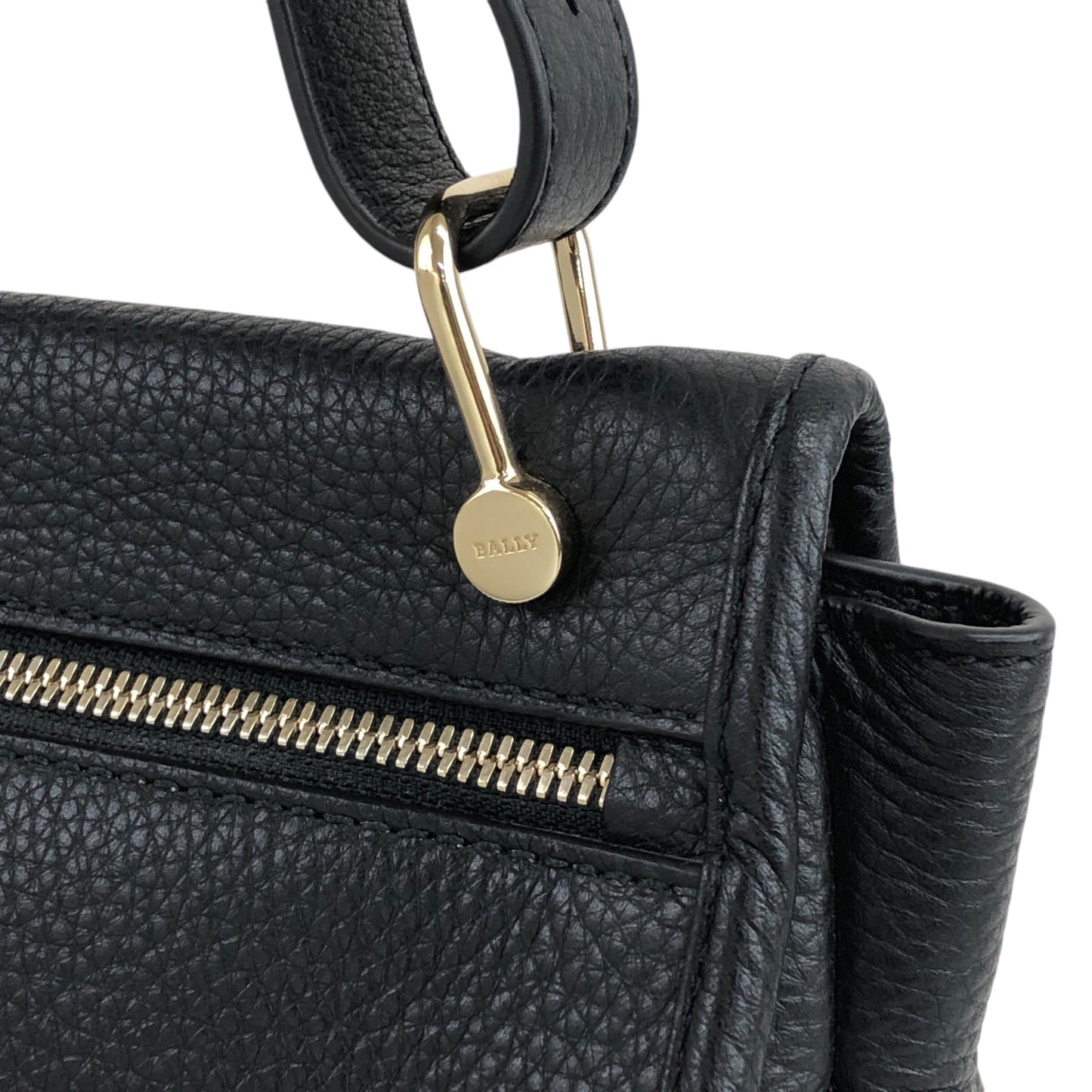 BALLY 雙向小號手提包單肩包黑色復古 zgiefw