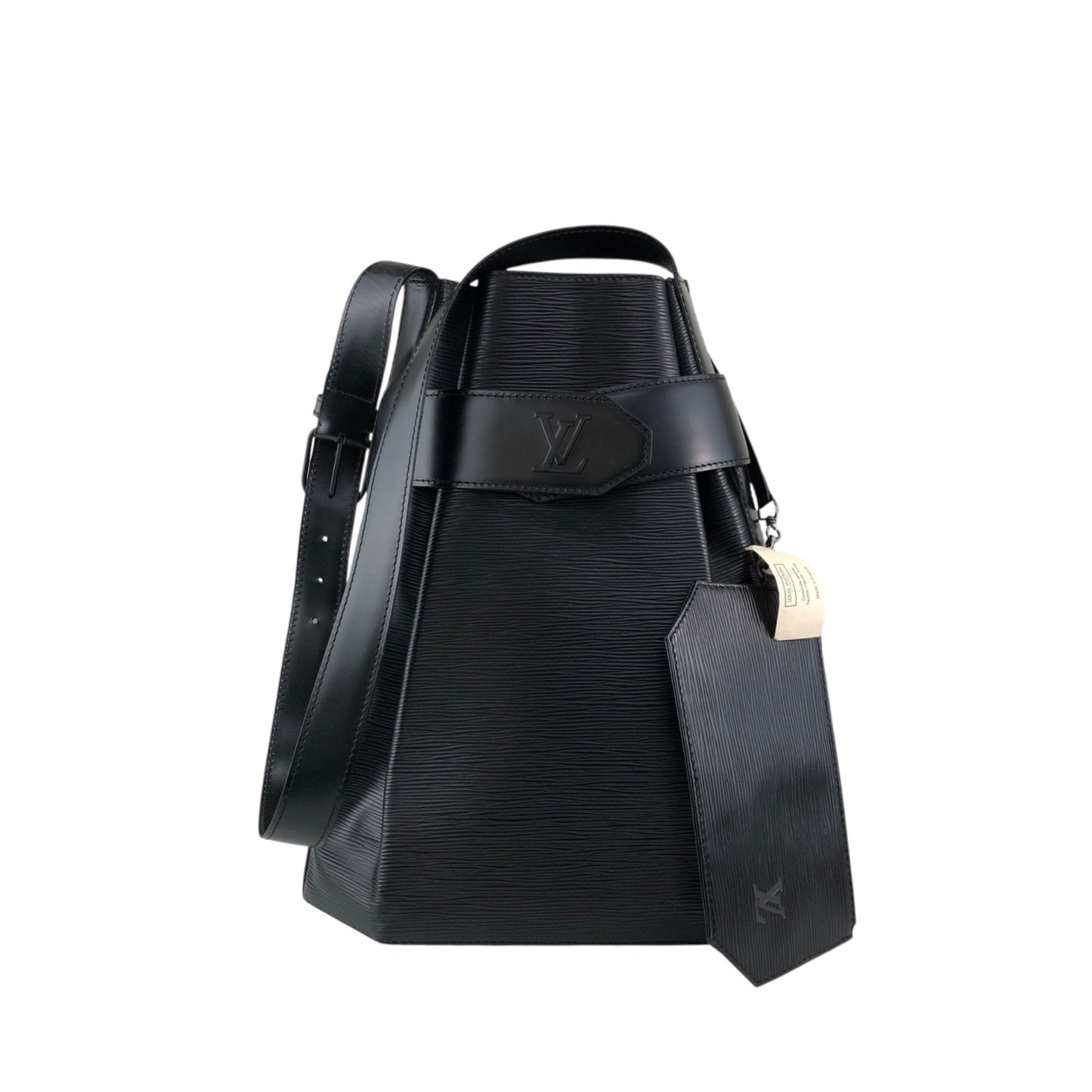 LOUIS VUITTON Epi Shoulder bag Black Vintage st4rdc