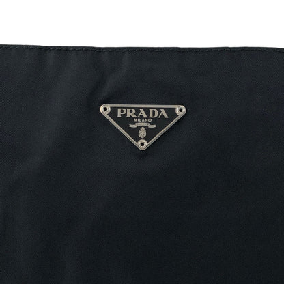 PRADA Tessuto Triangle Logo Sling bag Black Vintage 6r35d5