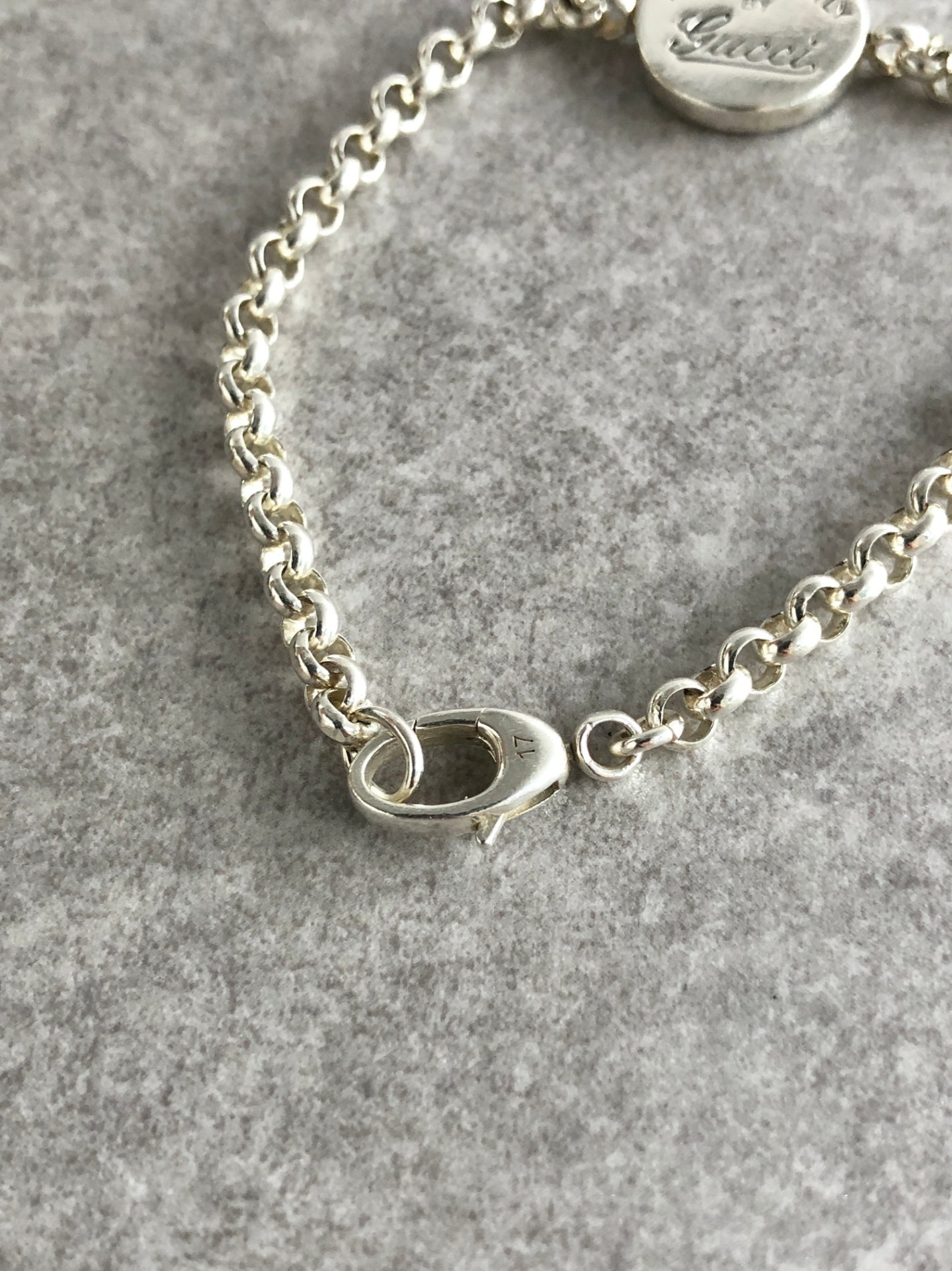 GUCCI SILVER925 Bracelet Silver Vintage 35zmd3