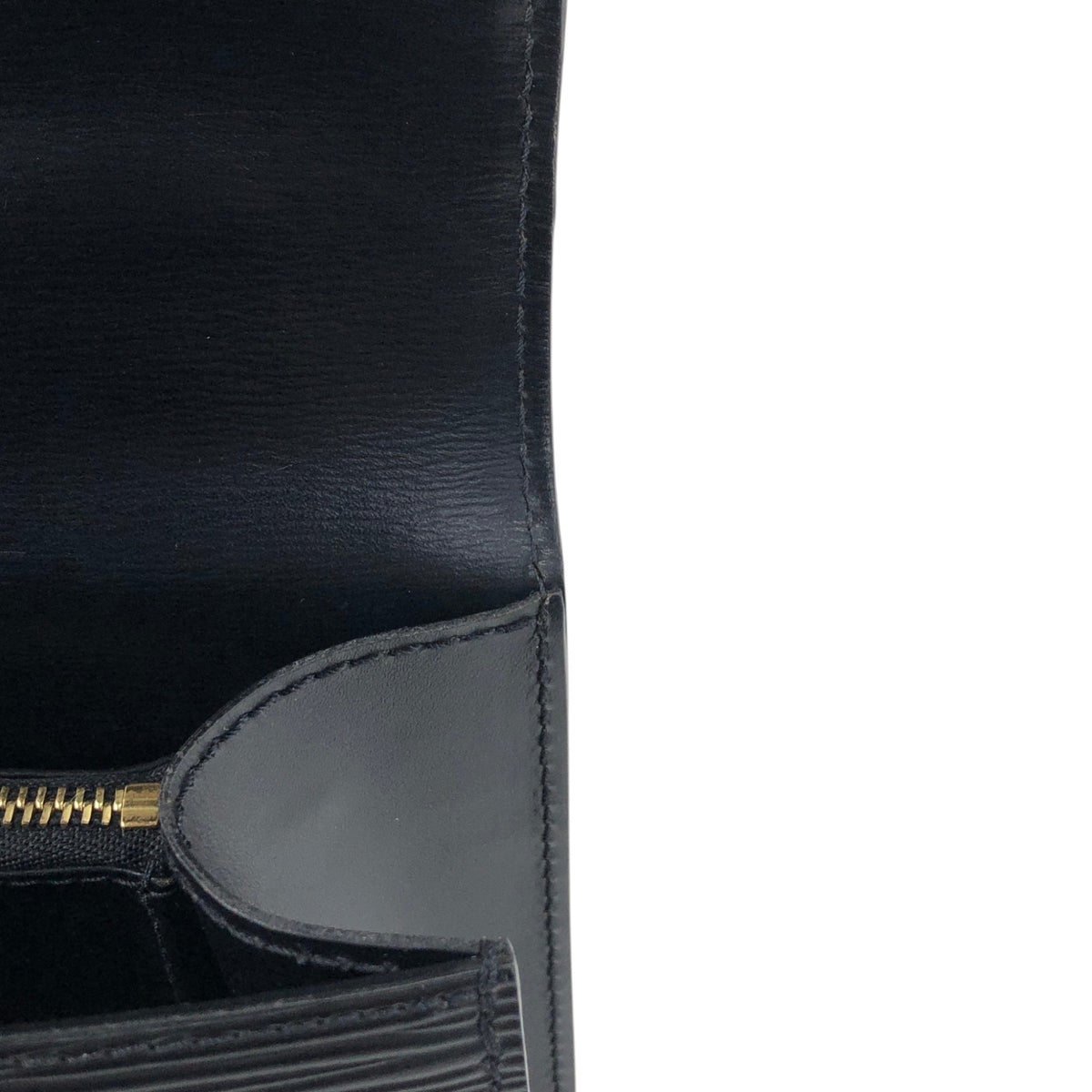 LOUIS VUITTON Turn Lock Handbag Black M52372 Vintage 48k8t4
