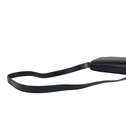 GUCCI GG Logo Shoulder bag Black Vintage ha84zp