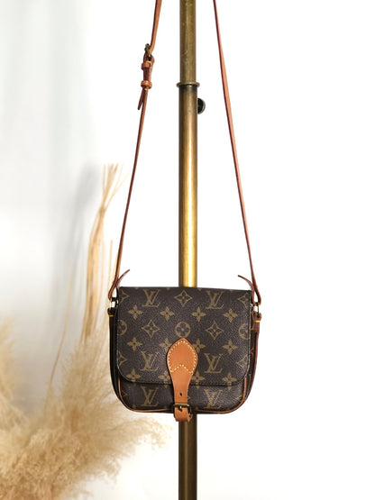 LOUIS VUITTON Monogram Shoulder bag Brown M51254 Vintage g6r5tz