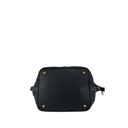 LOEWE Logo Front Buckle Two-way Handbag Shoulder bag Black Vintage pszdm6
